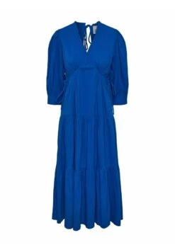 YAS Dalila - Maxi-Jurk - Blue Iolite -Yas 7083b33eaba84ae59ae82c4a50815838