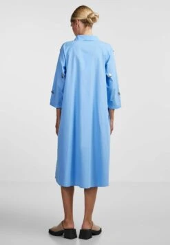 YAS Crysta - Blousejurk - Little Boy Blue -Yas 7087c714cd454a978febf246add2fb3c