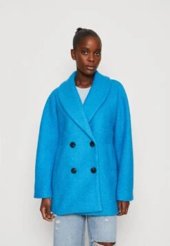 Yascrina Coat - Halflange Jas - Dresden Blue