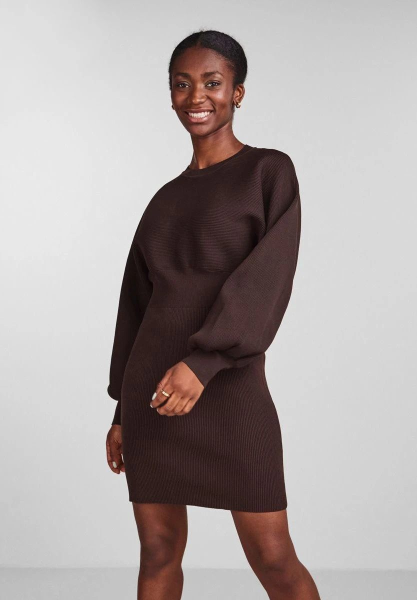 Yashally Dress - Gebreide Jurk - Ab12 1Col Java 3 Yashally Dress - Gebreide Jurk - Ab12 1Col Java