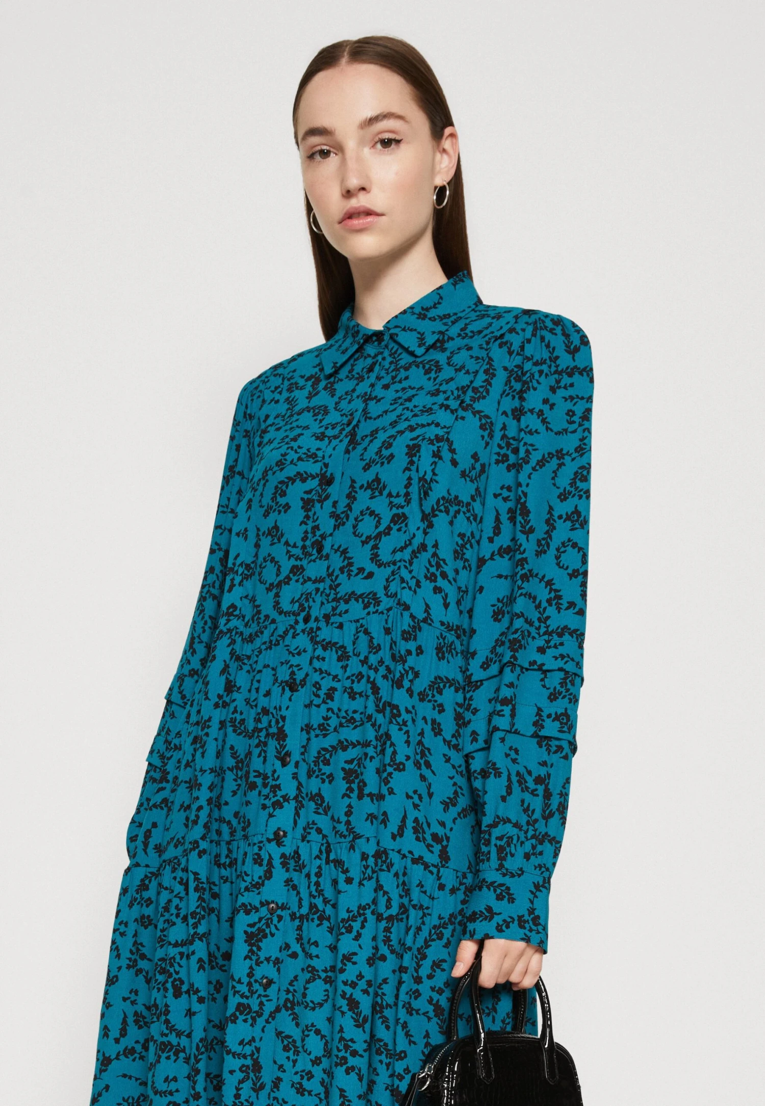 Yasminua Shirt Dress - Blousejurk - Deep Lake/Minua 6 Yasminua Shirt Dress - Blousejurk - Deep Lake/Minua - Afbeelding 4