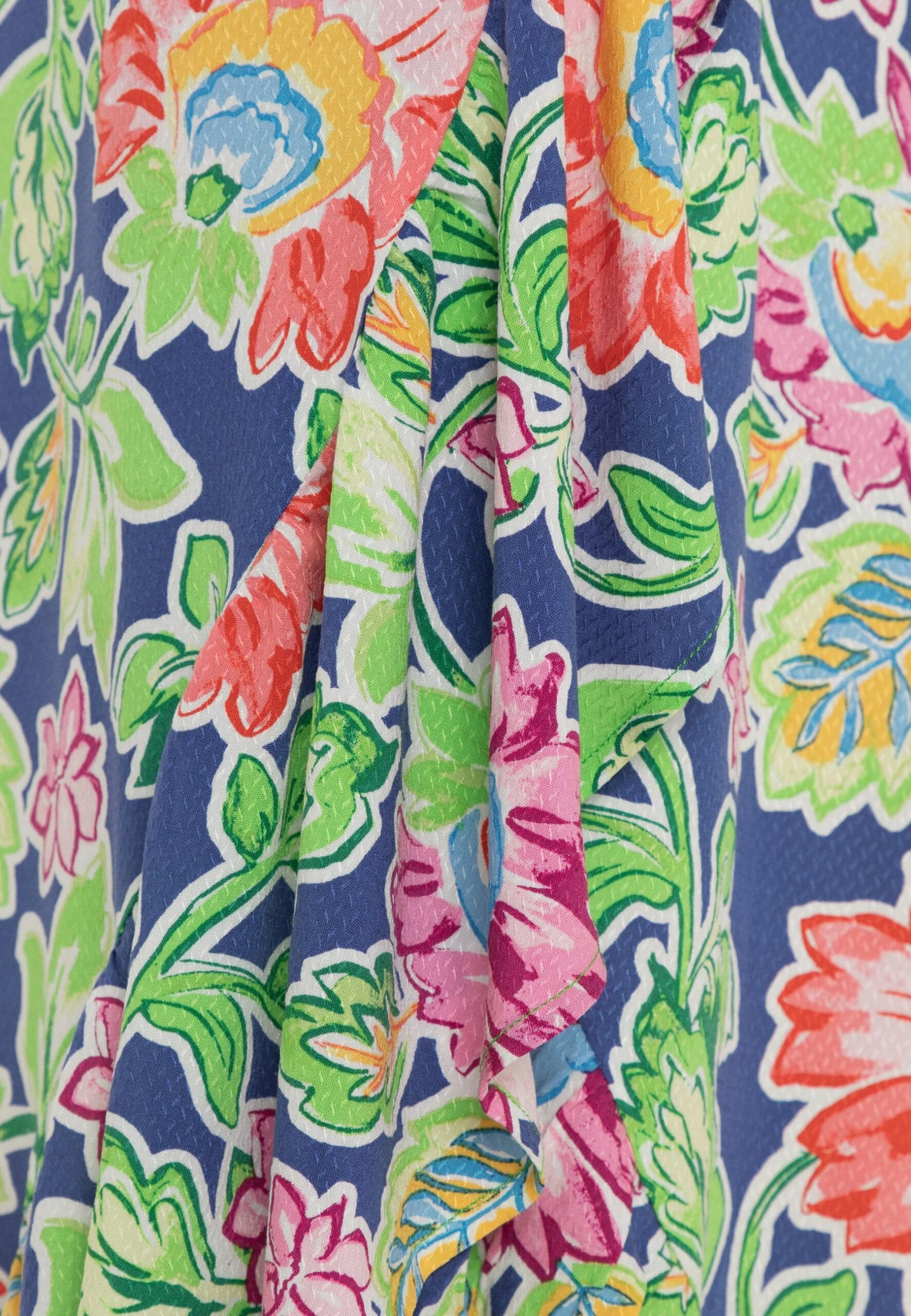 Yasindo Wrap Long Skirt - Wikkelrok - Deep Ultramarine/Indo 7 Yasindo Wrap Long Skirt - Wikkelrok - Deep Ultramarine/Indo - Afbeelding 5