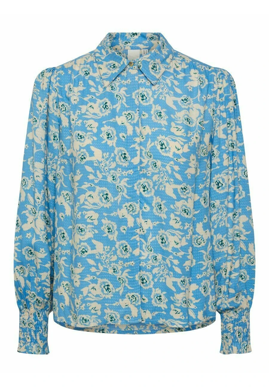YAS Bimla - Overhemdblouse - Alaskan Blue 7 YAS Bimla - Overhemdblouse - Alaskan Blue - Afbeelding 5