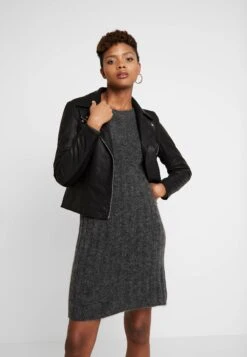 Yassophie Jacket - Leren Jas - Black