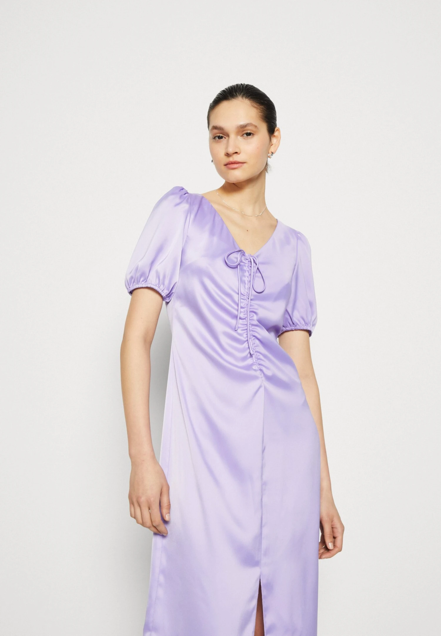 YAS Zura Drawstring Dress - Cocktailjurk - Purple 6 YAS Zura Drawstring Dress - Cocktailjurk - Purple - Afbeelding 4