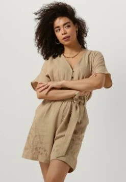 Yas 5 YAS Cecilia Ss Bei - Jumpsuit - Beige