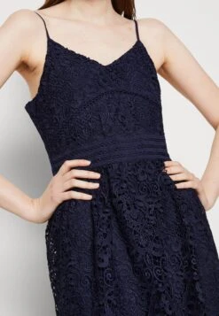 Yasliv Strap Midi Dress- Cocktailjurk - Evening Blue -Yas 7af18a61f2d1406383ccec696edb6afd