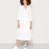 Yaslulla Midi Wrap Dress - Jurk - Star White -Yas 7b75a05def2b4619accb2a976ff44aee