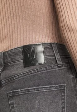 Yaszeo Ankle - Relaxed Fit Jeans - Dark Grey -Yas 7eb055329c24489895104b9779867c4b