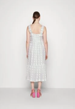 Yaspronto Midi Dress - Jurk - Star White/Blue -Yas 7f42eb81b43c4495906e6536e275031d