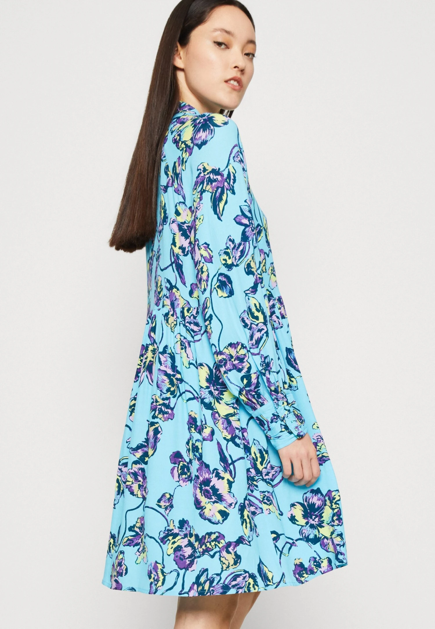 Yastopaz Shirt Dress - Blousejurk - Blue 6 Yastopaz Shirt Dress - Blousejurk - Blue - Afbeelding 4