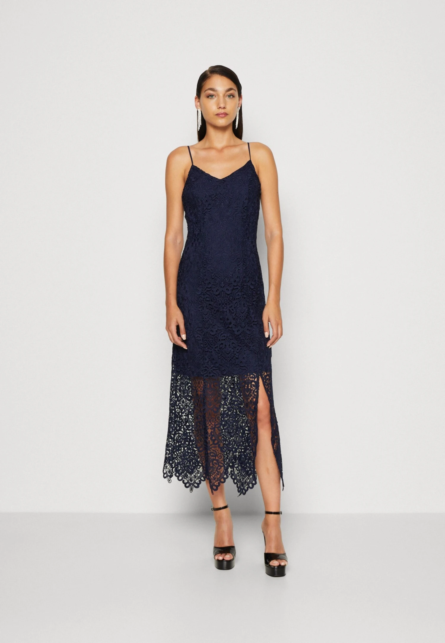 Yastammie Strap Midi Dress - Cocktailjurk - Evening Blue 3 Yastammie Strap Midi Dress - Cocktailjurk - Evening Blue