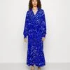 Yasminny Long Shirt Dress- Maxi-Jurk - Blue -Yas 82f2132193c84ce7a2cb7e5dcfef1f6a