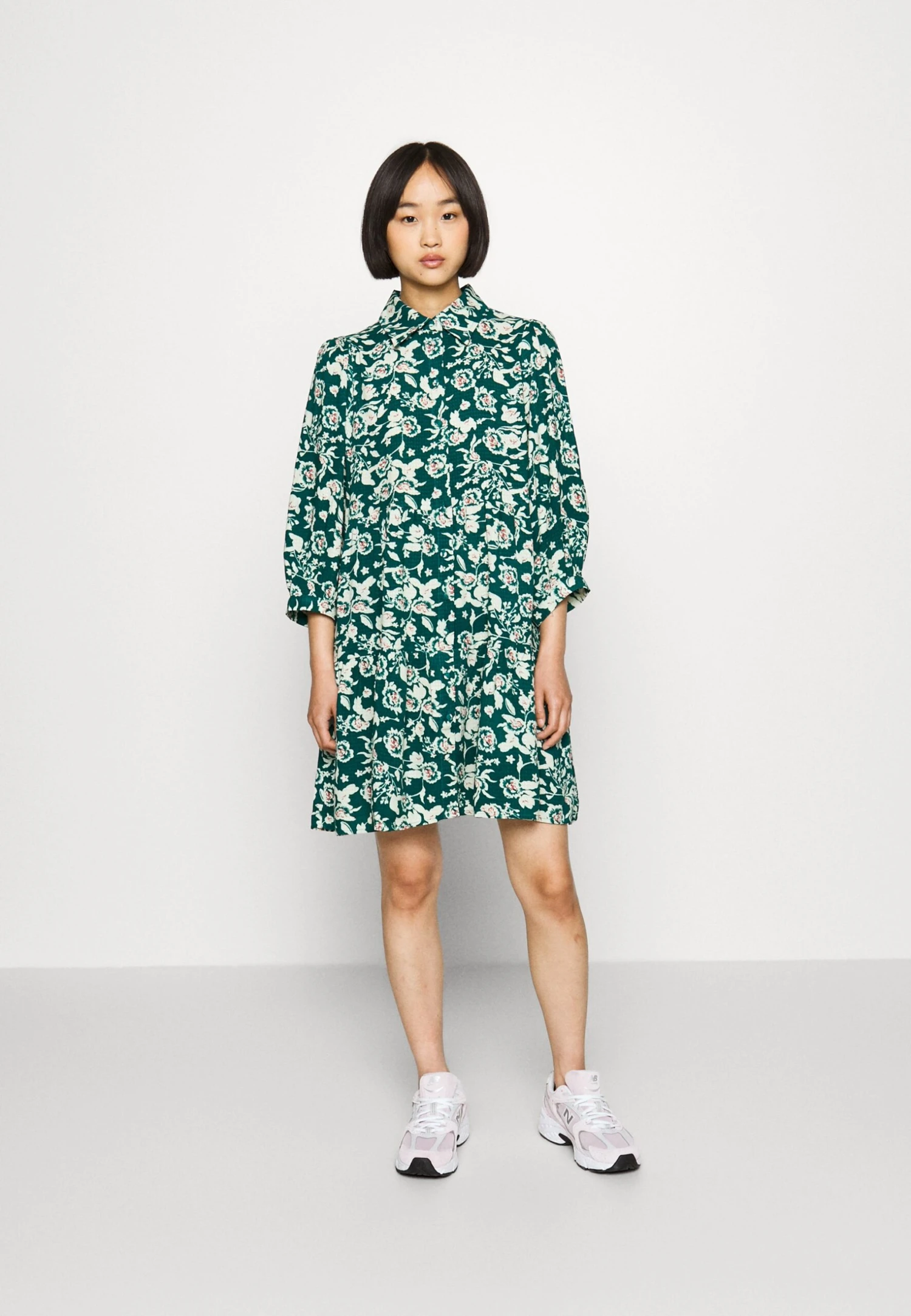 Yasbimla Shirt Dress - Blousejurk - Deep Lakeaop 3 Yasbimla Shirt Dress - Blousejurk - Deep Lakeaop