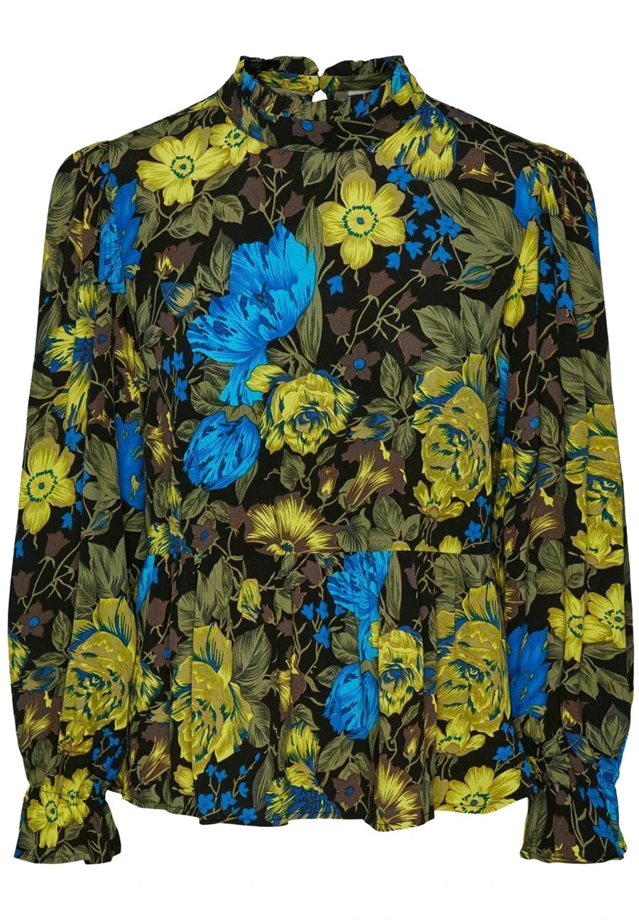 Mit Langen Ärmeln Yasapolly - Blouse - Black 7 Mit Langen Ärmeln Yasapolly - Blouse - Black - Afbeelding 5