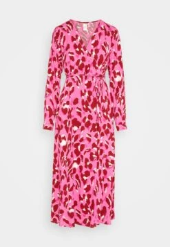 Yassavanna Long Wrap Dress - Jurk - Pink Aop Liro -Yas 85b642842c61465298760b69a7b998b5