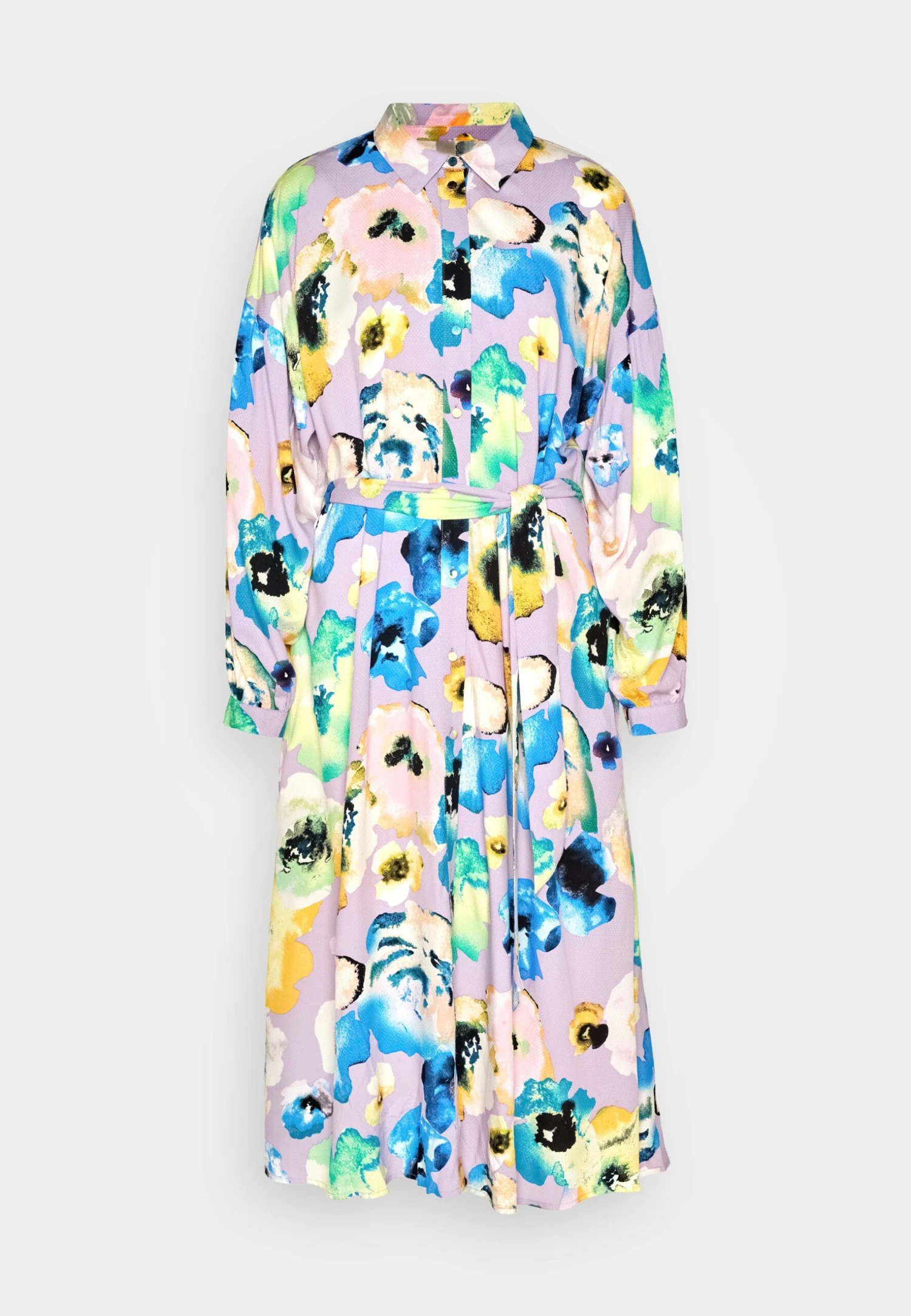 Yasmalou Midi Shirt Dress- Blousejurk - Sheer Lilac/Malou 7 Yasmalou Midi Shirt Dress- Blousejurk - Sheer Lilac/Malou - Afbeelding 5