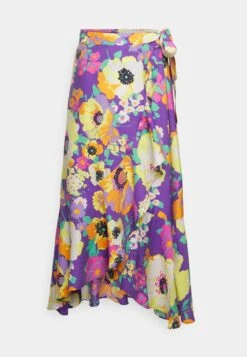 YAS Midi Wrap Skirt - A-Lijn Rok - Deep Lavender/Spectrum Print 12 YAS Midi Wrap Skirt - A-Lijn Rok - Deep Lavender/Spectrum Print -Yas 8610833166b941599b14ed725c81cbe0