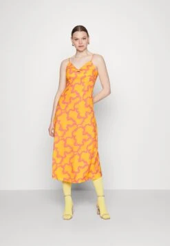 Yasmolea Strap Midi Dress - Jurk - Blazing Orange/Molea 9 Yasmolea Strap Midi Dress - Jurk - Blazing Orange/Molea -Yas 86c8818a06d743c291ca3b869d31eb2d
