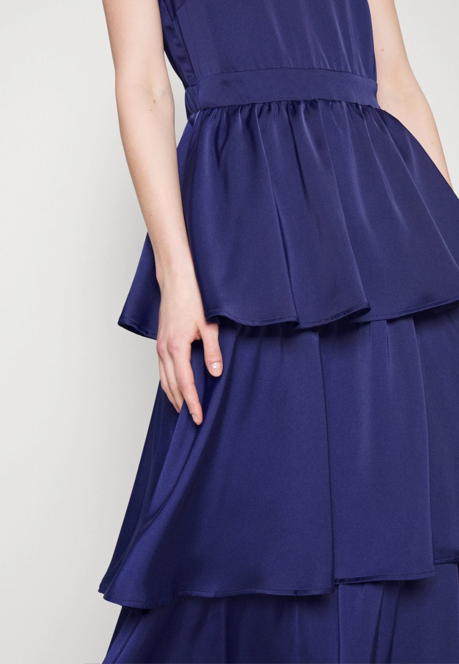 Yascam Strap Midi Dress- Galajurk - Evening Blue 7 Yascam Strap Midi Dress- Galajurk - Evening Blue - Afbeelding 5