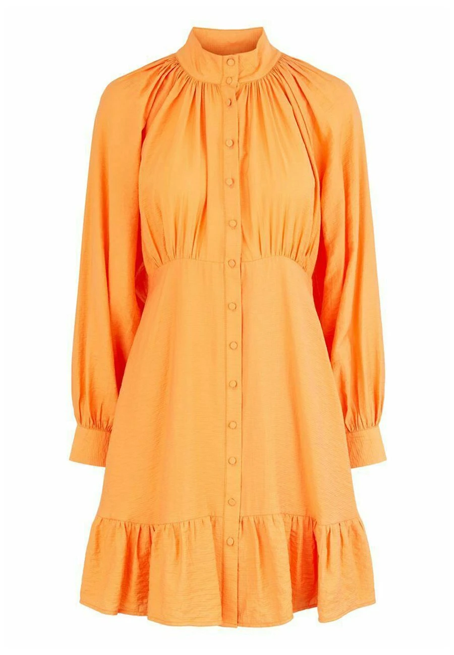 YAS Reykjavik - Blousejurk - Orange Ochre 7 YAS Reykjavik - Blousejurk - Orange Ochre - Afbeelding 5