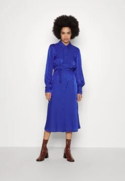 Yassura Midi Shirt Dress - Jurk - Blue