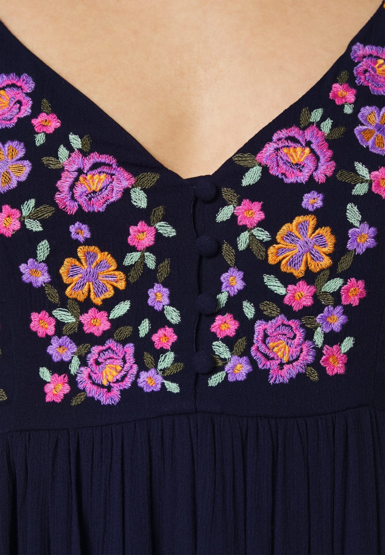 Yasmichella Strap Dress- Jurk - Navy Blazer 8 Yasmichella Strap Dress- Jurk - Navy Blazer - Afbeelding 6