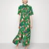 Yasbali Long Shirt Dress - Maxi-Jurk - Green -Yas 8bc3dd7958eb426aa2b358a0d16f2996