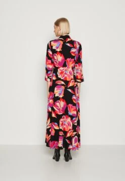 Yassavanna Long Shirt Dress - Maxi-Jurk - Black -Yas 8ca1acaebda34ea4894ac8f58688470c