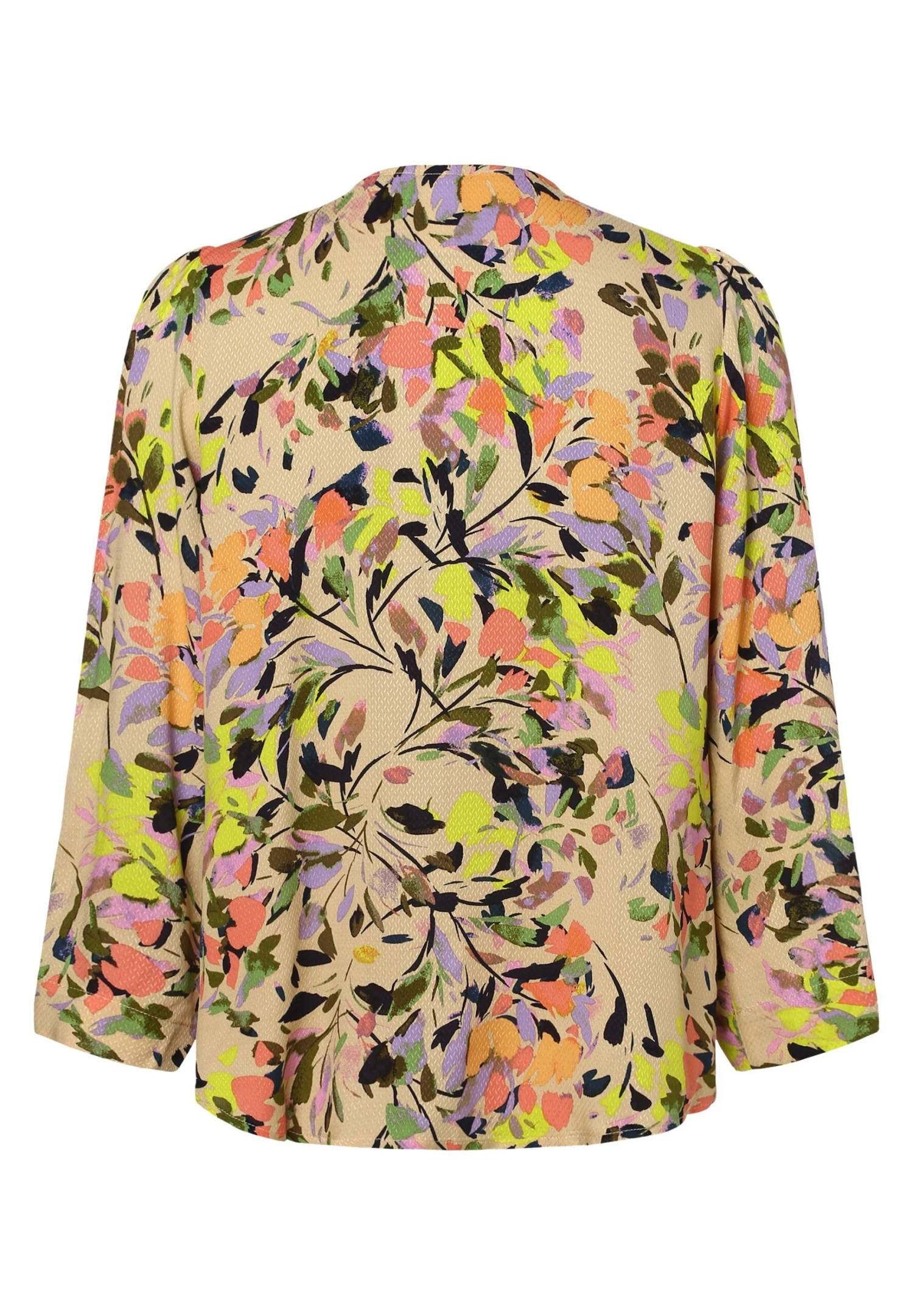 YAS Blouse - Beige/Mehrfarbig 4 YAS Blouse - Beige/Mehrfarbig - Afbeelding 2