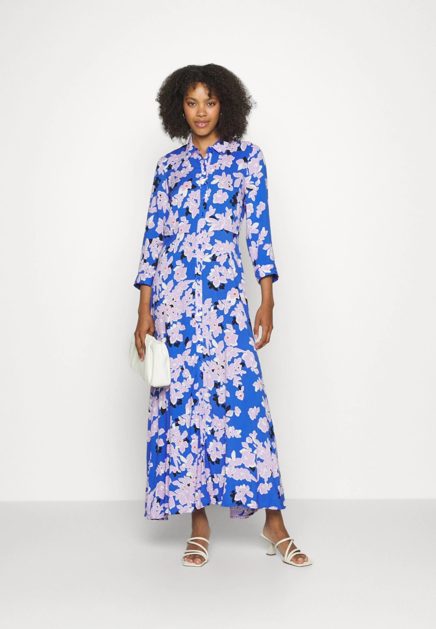 Yassavanna Long Shirt Dress- Blousejurk - Dazzling Blue 4 Yassavanna Long Shirt Dress- Blousejurk - Dazzling Blue - Afbeelding 2