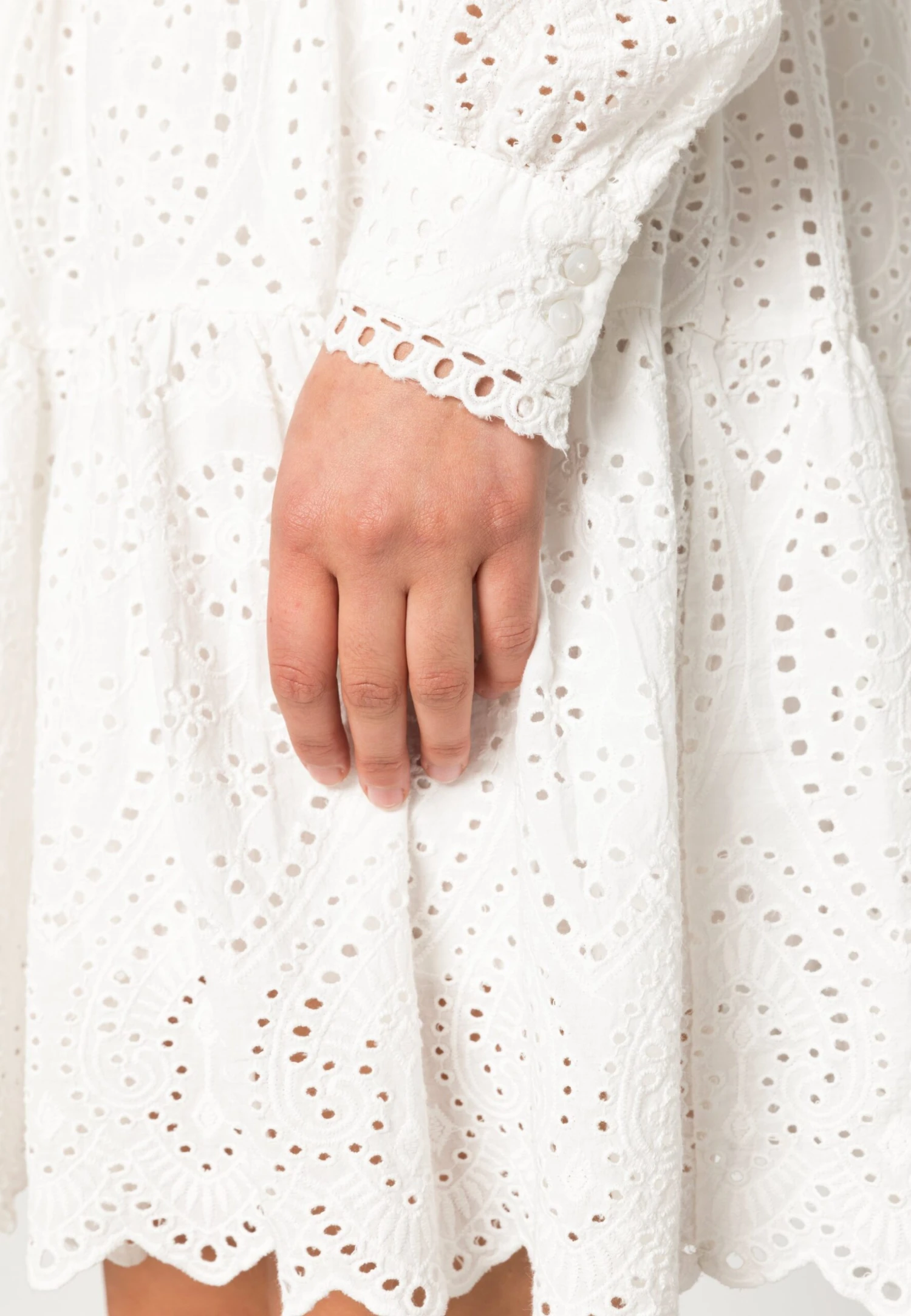 Yasholi Noos - Jurk - Star White 7 Yasholi Noos - Jurk - Star White - Afbeelding 5