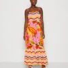 Yastropicana Strap Ankle Dress - Maxi-Jurk - Citrus/Tropicana