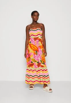 Yastropicana Strap Ankle Dress - Maxi-Jurk - Citrus/Tropicana