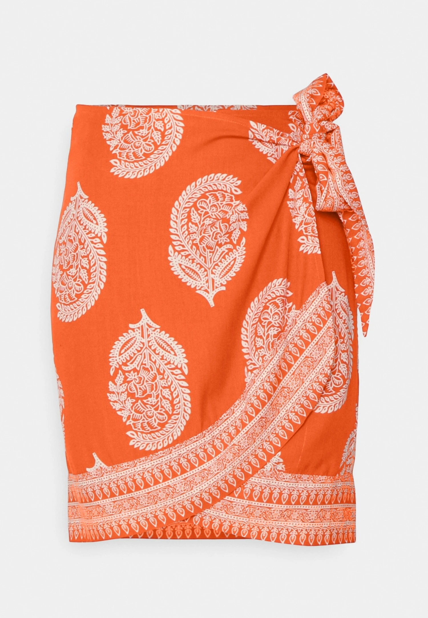 Yastan Wrap Skirt - Wikkelrok - Burnt Ochre/Tan 5 Yastan Wrap Skirt - Wikkelrok - Burnt Ochre/Tan - Afbeelding 4