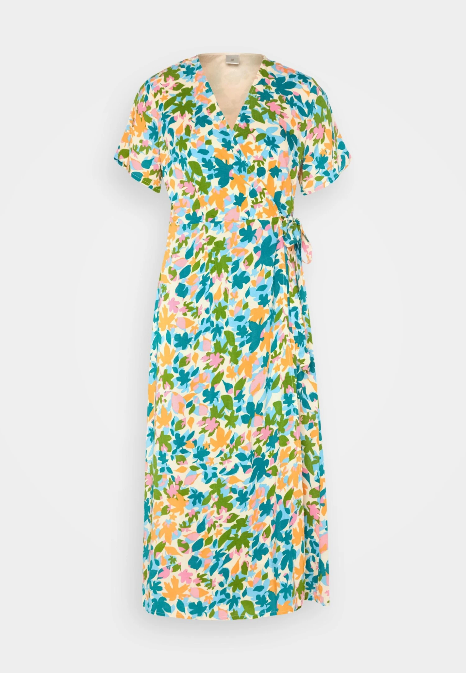 Yasleafa Midi Wrap Dress - Jurk - Soft Pink 7 Yasleafa Midi Wrap Dress - Jurk - Soft Pink - Afbeelding 5