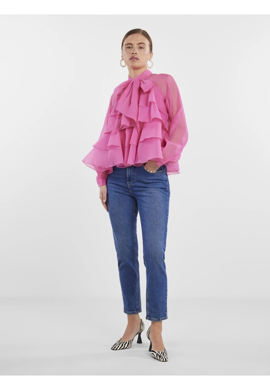 Yaseloise - Blouse - Fuchsia Pink 4 Yaseloise - Blouse - Fuchsia Pink - Afbeelding 2