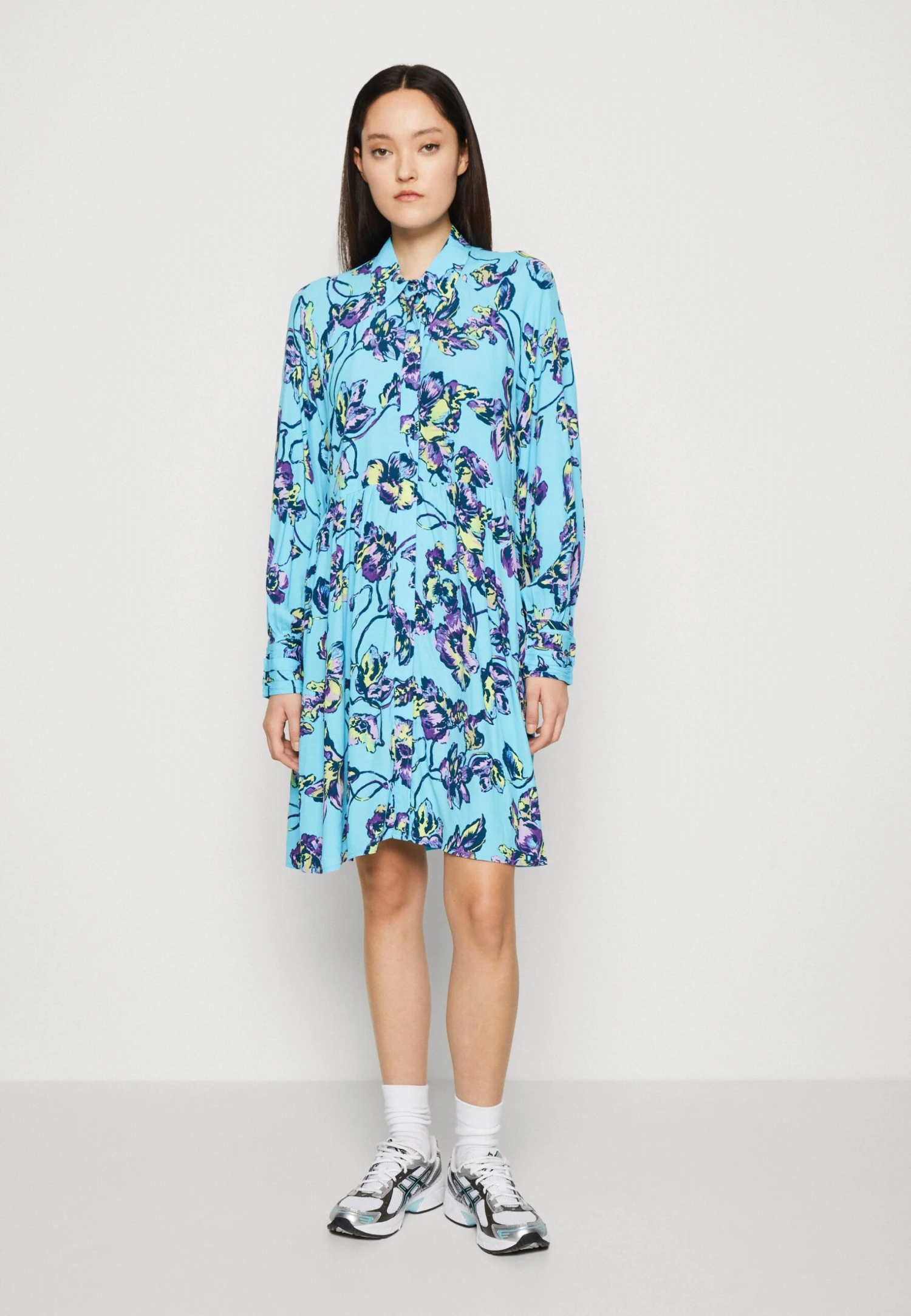 Yastopaz Shirt Dress - Blousejurk - Blue 3 Yastopaz Shirt Dress - Blousejurk - Blue