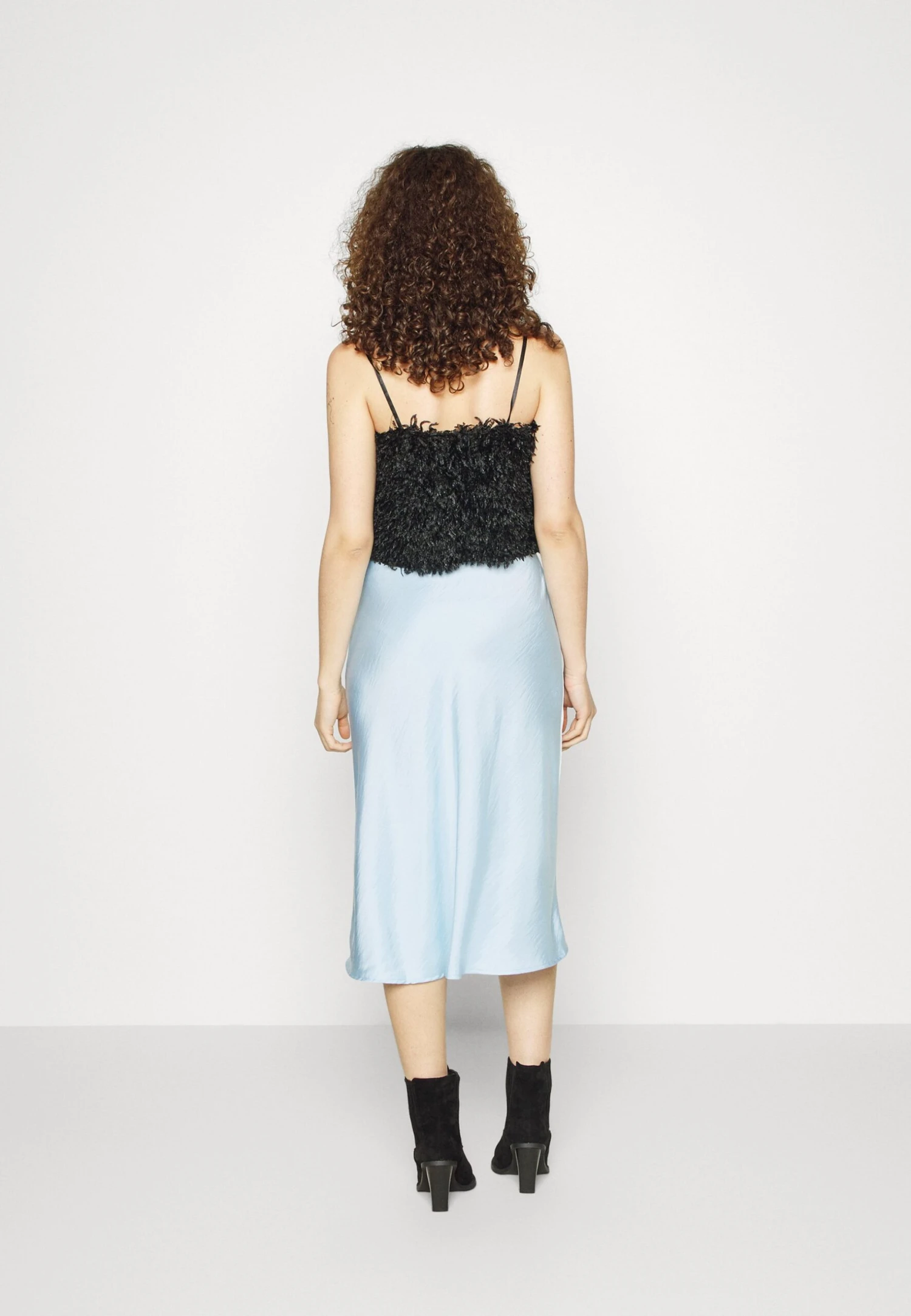 Yaspastella Midi Skirt - A-Lijn Rok - Whispy Blue 5 Yaspastella Midi Skirt - A-Lijn Rok - Whispy Blue - Afbeelding 3