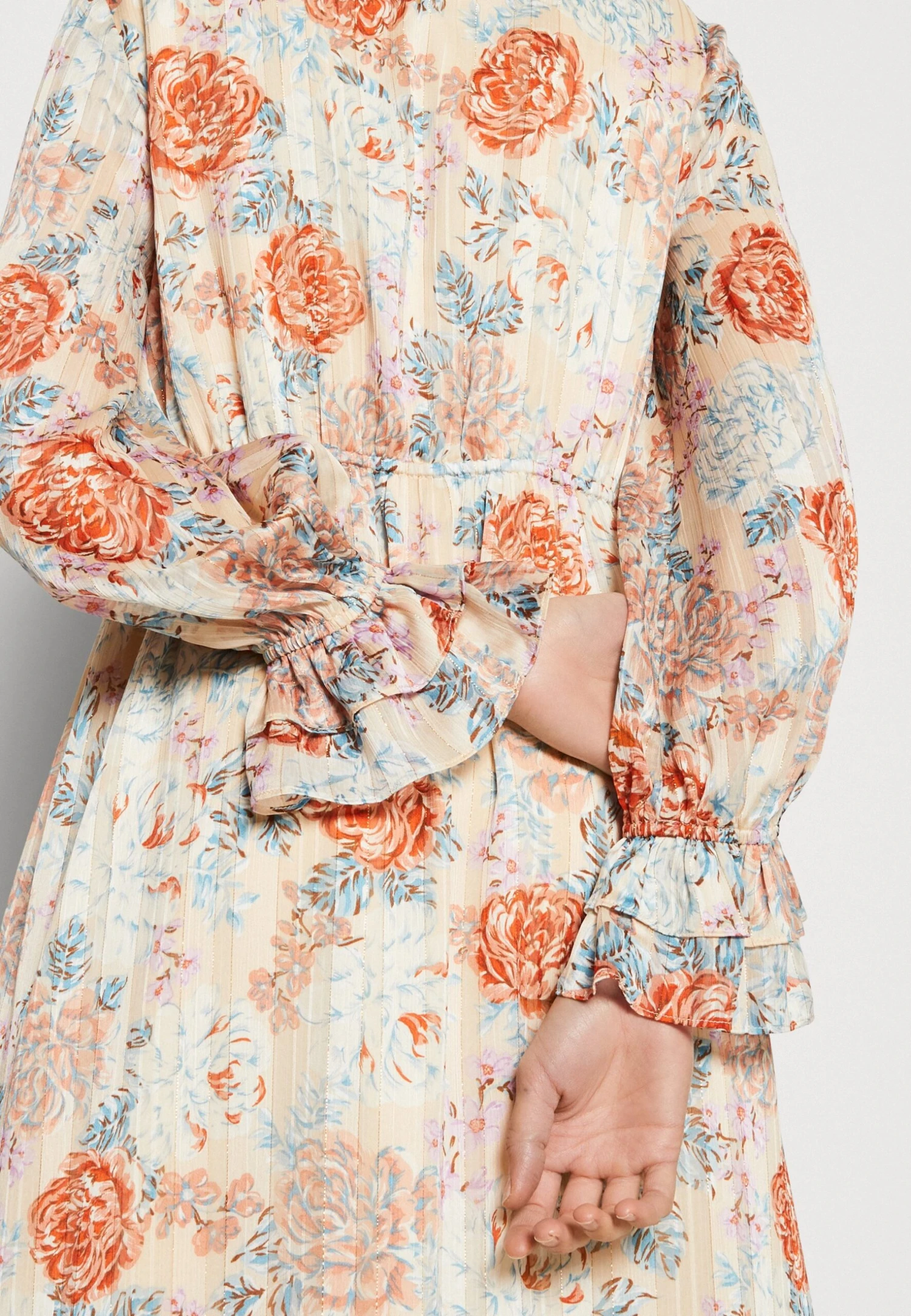 Yasfaduma Long Dress- Maxi-Jurk - Birch/Faduma 8 Yasfaduma Long Dress- Maxi-Jurk - Birch/Faduma - Afbeelding 6