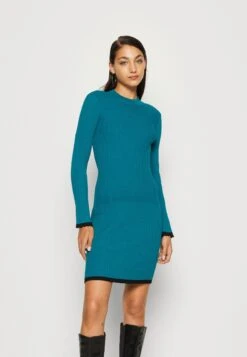 Yastrista Dress- Etui-Jurk - Deep Lakedetail/Black Constrast