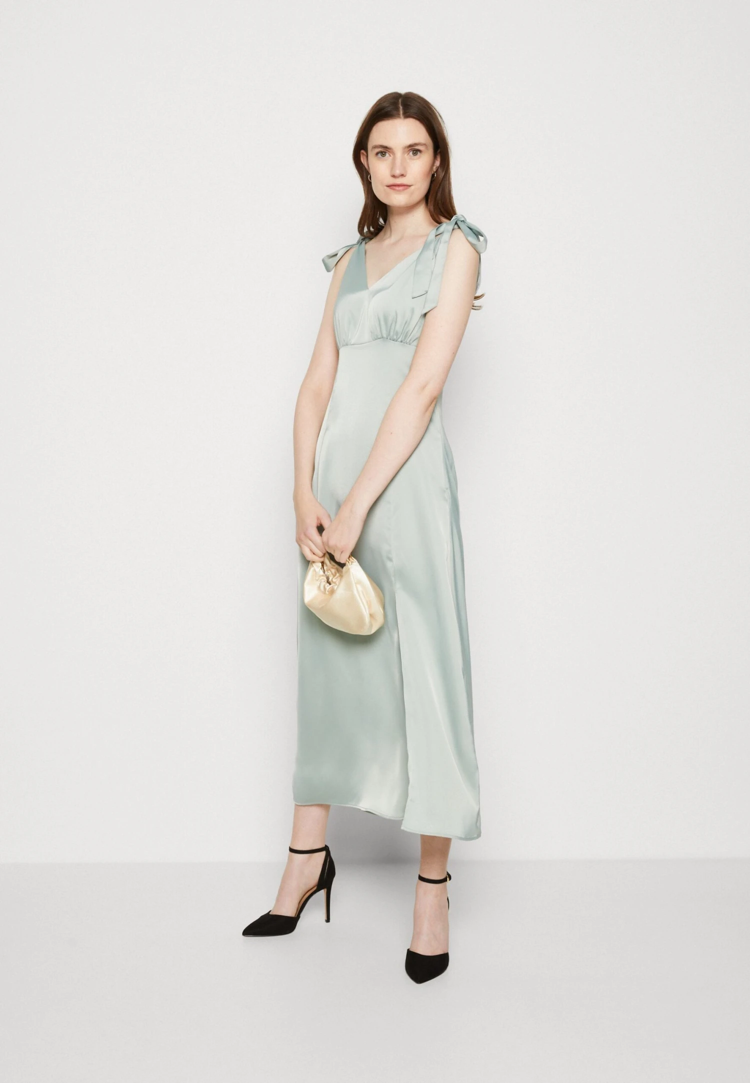 Yasathena Ankle Dress - Cocktailjurk - Green Milieu 4 Yasathena Ankle Dress - Cocktailjurk - Green Milieu - Afbeelding 2