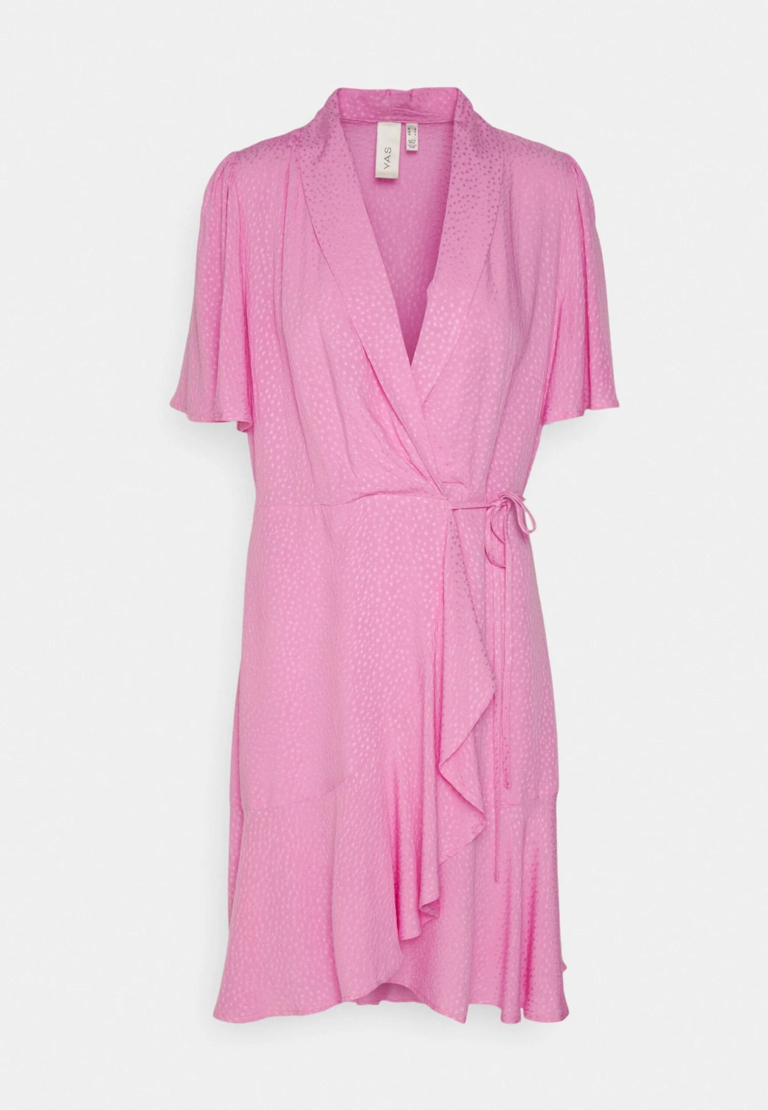 Yaseggie Wrap Dress - Jurk - Fuchsia Pink 6 Yaseggie Wrap Dress - Jurk - Fuchsia Pink - Afbeelding 4