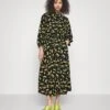Yascitri 3/4 Midi Shirt Dress S. - Jurk - Black/Citri Print 2 Yascitri 3/4 Midi Shirt Dress S. - Jurk - Black/Citri Print -Yas 9c1999344ae7450dbe05d20fce66aeb0