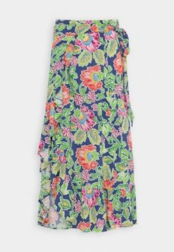 Yasindo Wrap Long Skirt - Wikkelrok - Deep Ultramarine/Indo 11 Yasindo Wrap Long Skirt - Wikkelrok - Deep Ultramarine/Indo -Yas 9c66731926c9427bad54e16192cd62e2