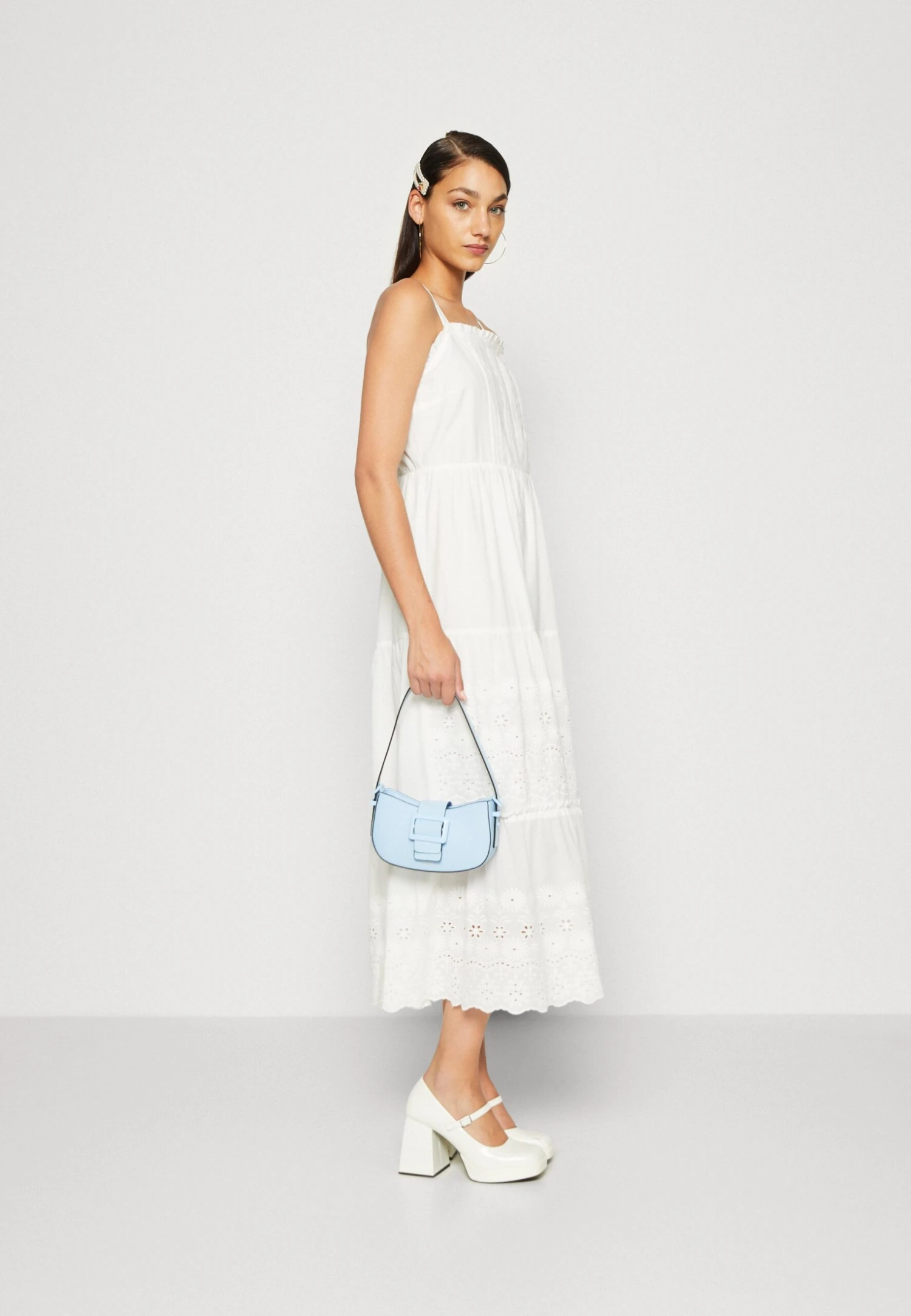 Yasdust Strap Long Dress - Jurk - Star White 4 Yasdust Strap Long Dress - Jurk - Star White - Afbeelding 2