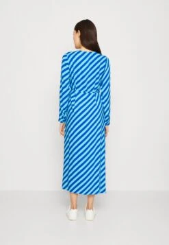 Yassavanna Long Wrap Dress - Jurk - Blue Stripe -Yas 9edf6e055547412fa7ca03902137655c