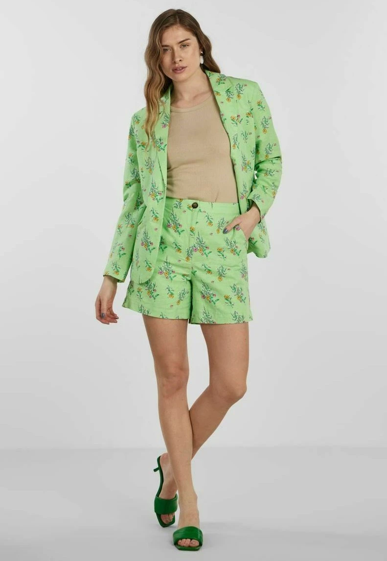 YAS Meadowfield - Shorts - Opaline Green 4 YAS Meadowfield - Shorts - Opaline Green - Afbeelding 2