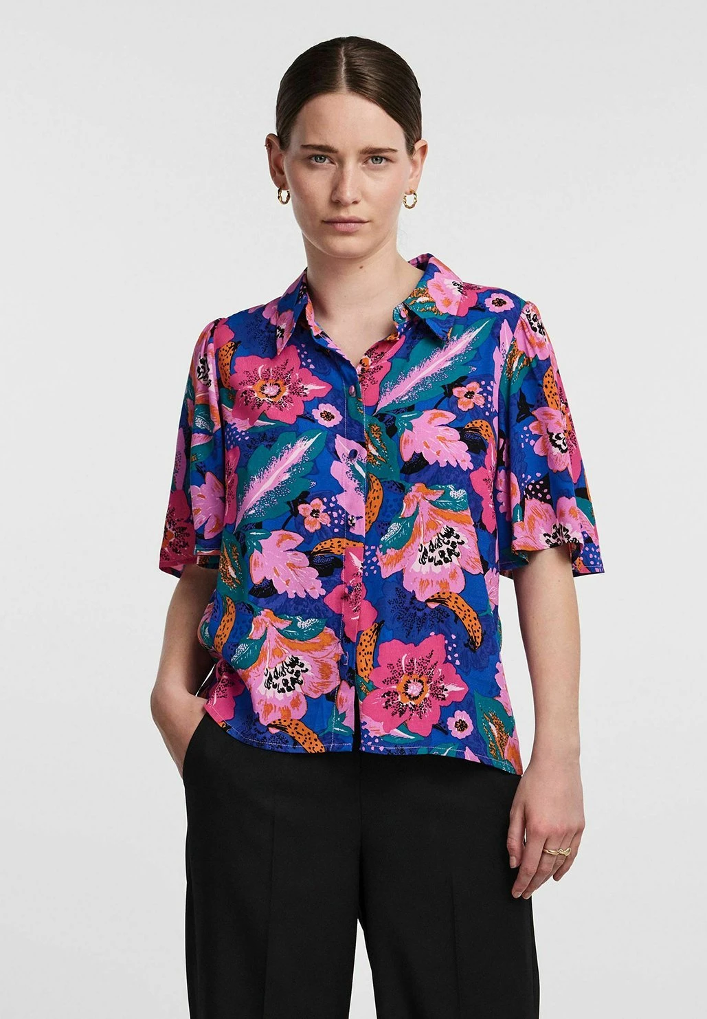 YAS Milana - Overhemdblouse - Blue Iolite 3 YAS Milana - Overhemdblouse - Blue Iolite