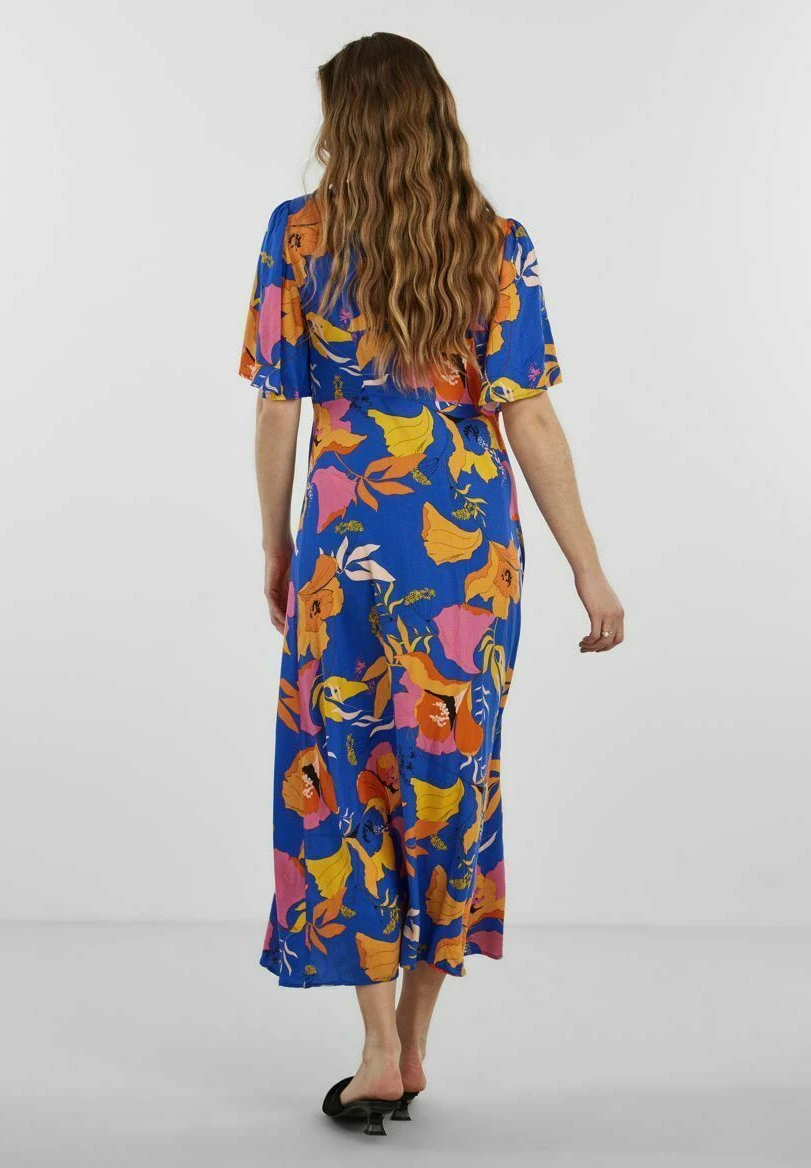 Yaselly - Maxi-Jurk - Dazzling Blue 5 Yaselly - Maxi-Jurk - Dazzling Blue - Afbeelding 3